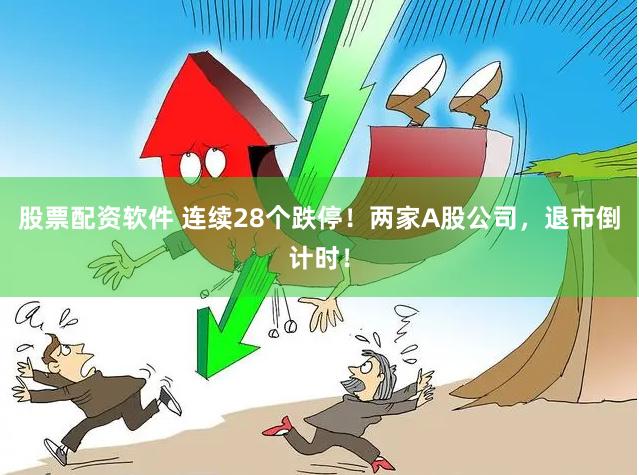 股票配资软件 连续28个跌停！两家A股公司，退市倒计时！